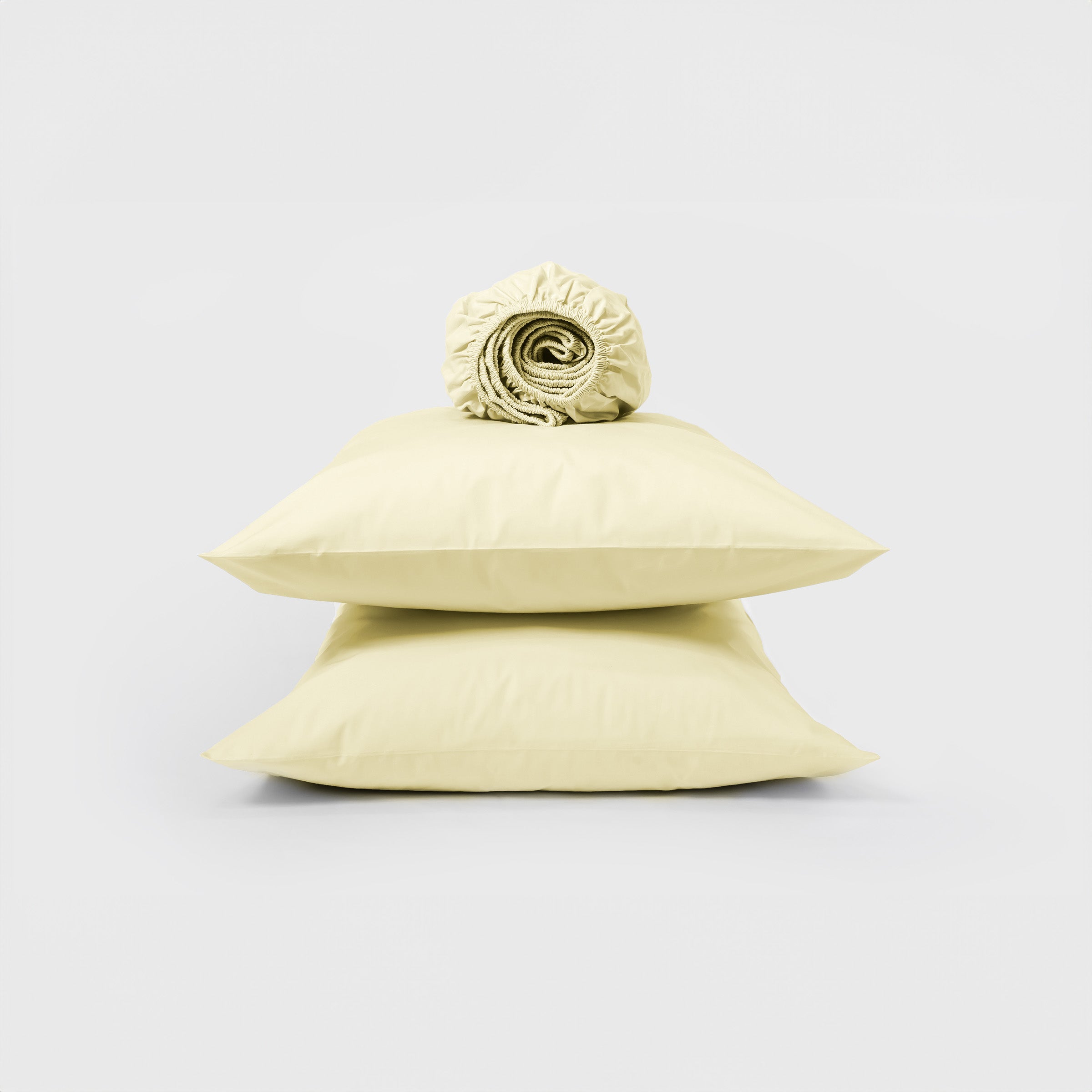 classic-butter-yellow-sheet-set-with-fitted-sheet-pillowcase-pair-by-sojao