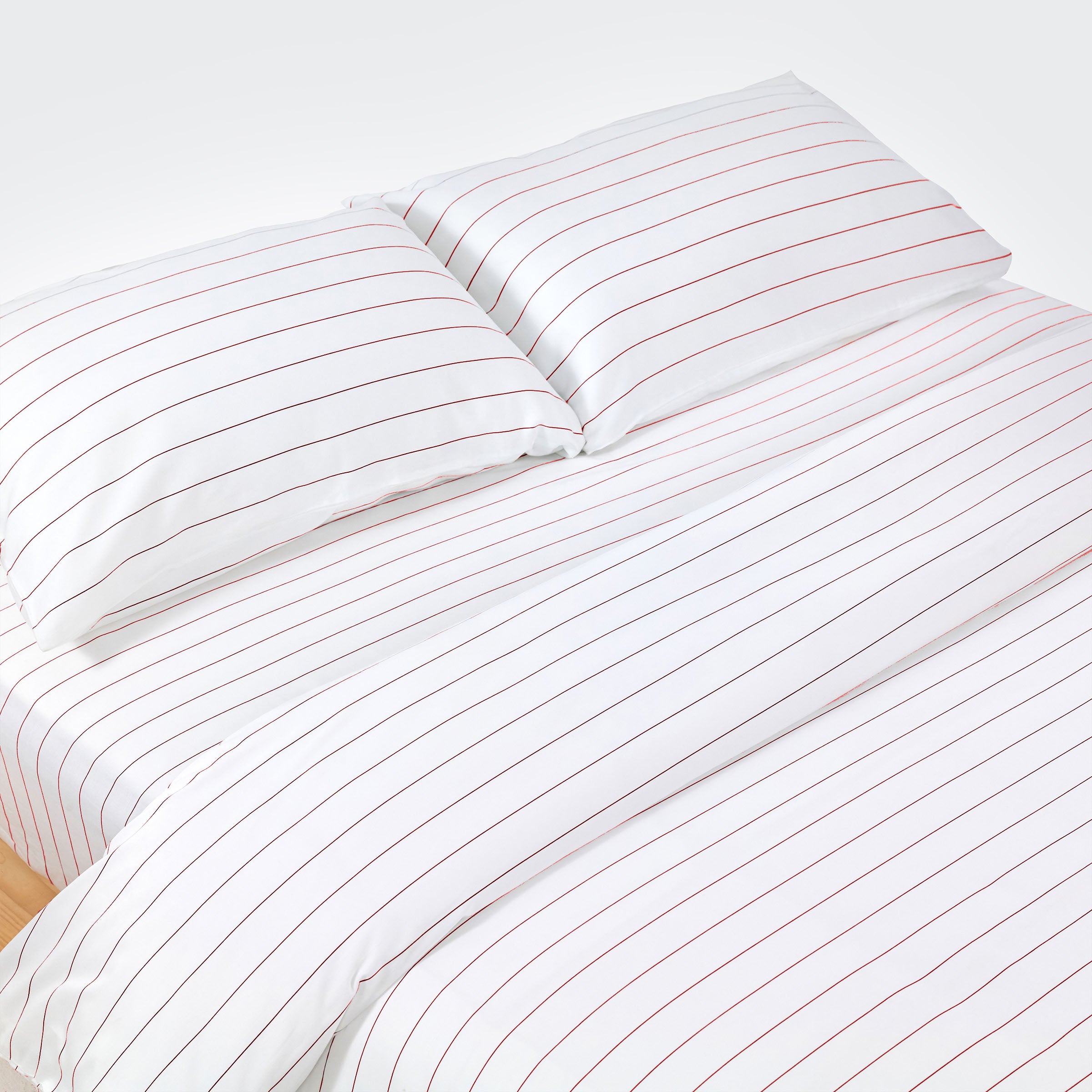 Classic Cedar Pinstripes Duvet Bundle Set