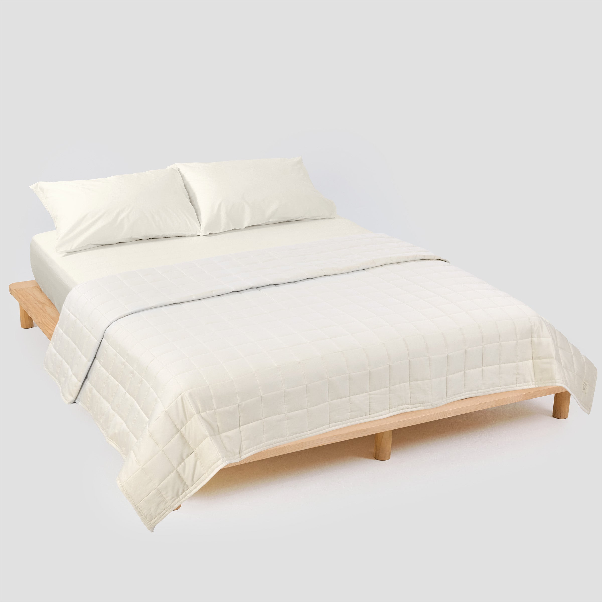 Classic Natural Quilt Bundle Set Organic Cotton By SOJAO