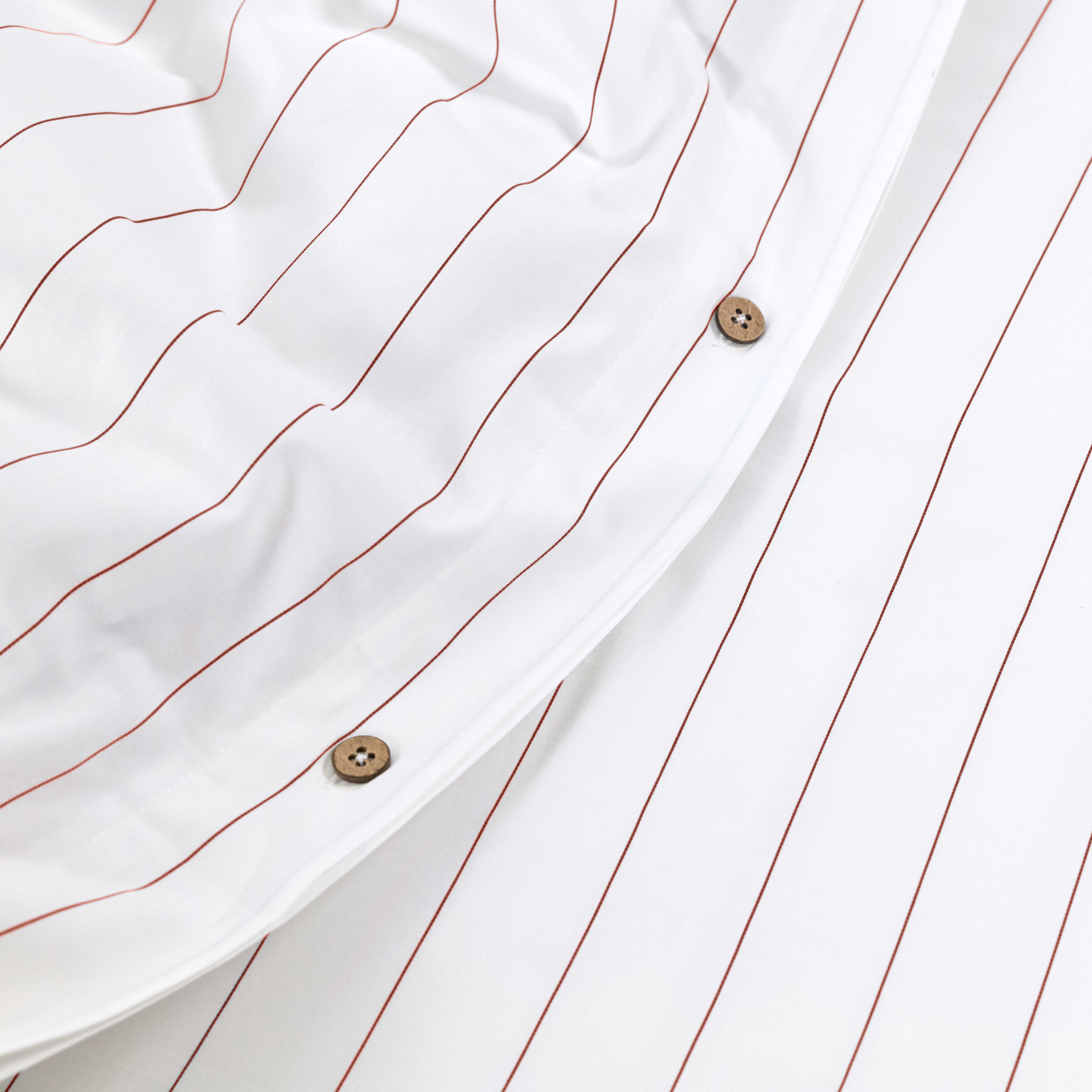 Classic Cedar Pinstripes Duvet Set