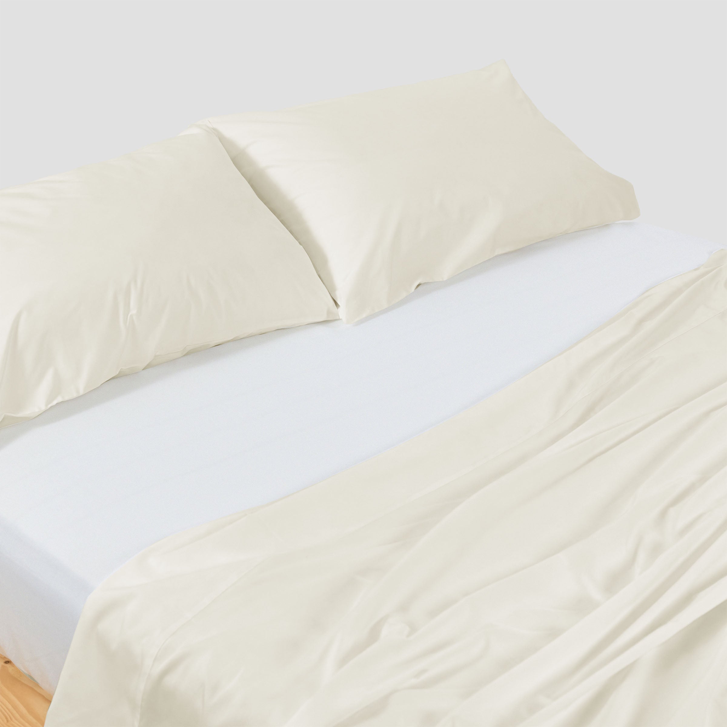 Classic Natural Flat Sheet Set Organic Cotton By SOJAO
